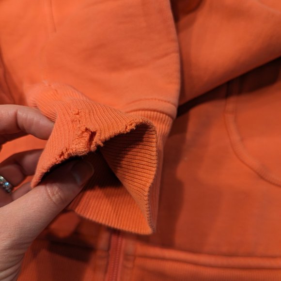 Lululemon Vintage Scuba Hoodie Women size 8 Pink - Picture 7 of 10